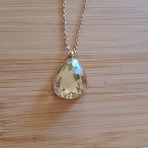 Swarovski Champagne/Gold Necklace